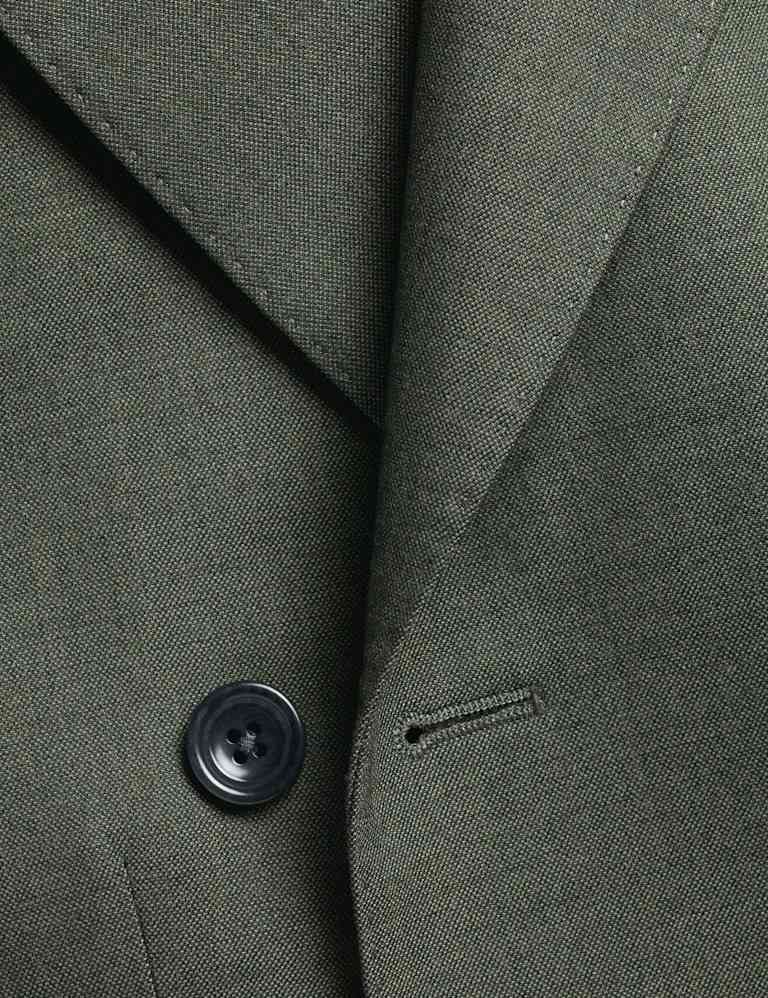 Slim Fit Pure Wool Double Breasted Suit 2 of 4