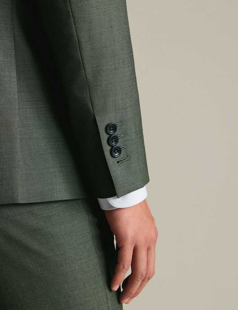 Slim Fit Pure Wool Double Breasted Suit 4 of 4