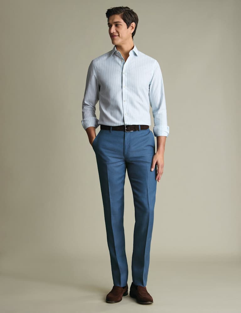 Slim Fit Pure Linen Twill Suits 2 of 4
