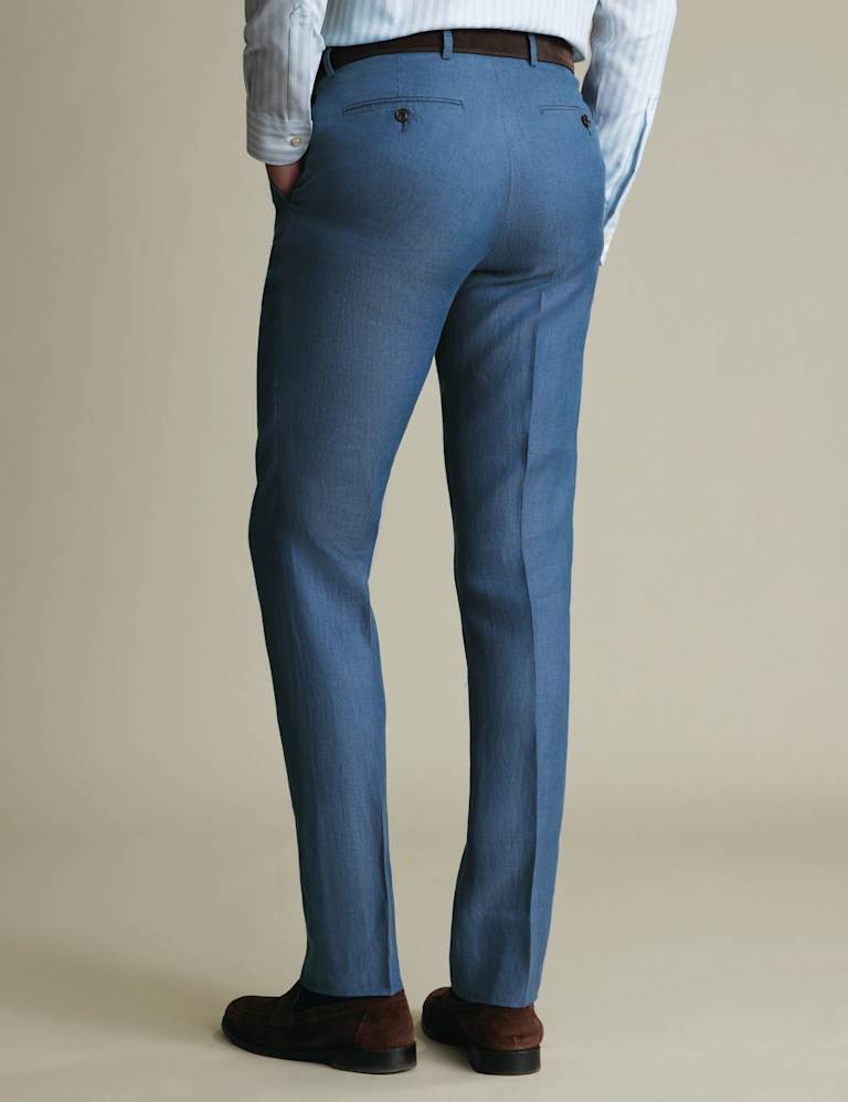 Slim Fit Pure Linen Twill Suits 1 of 4