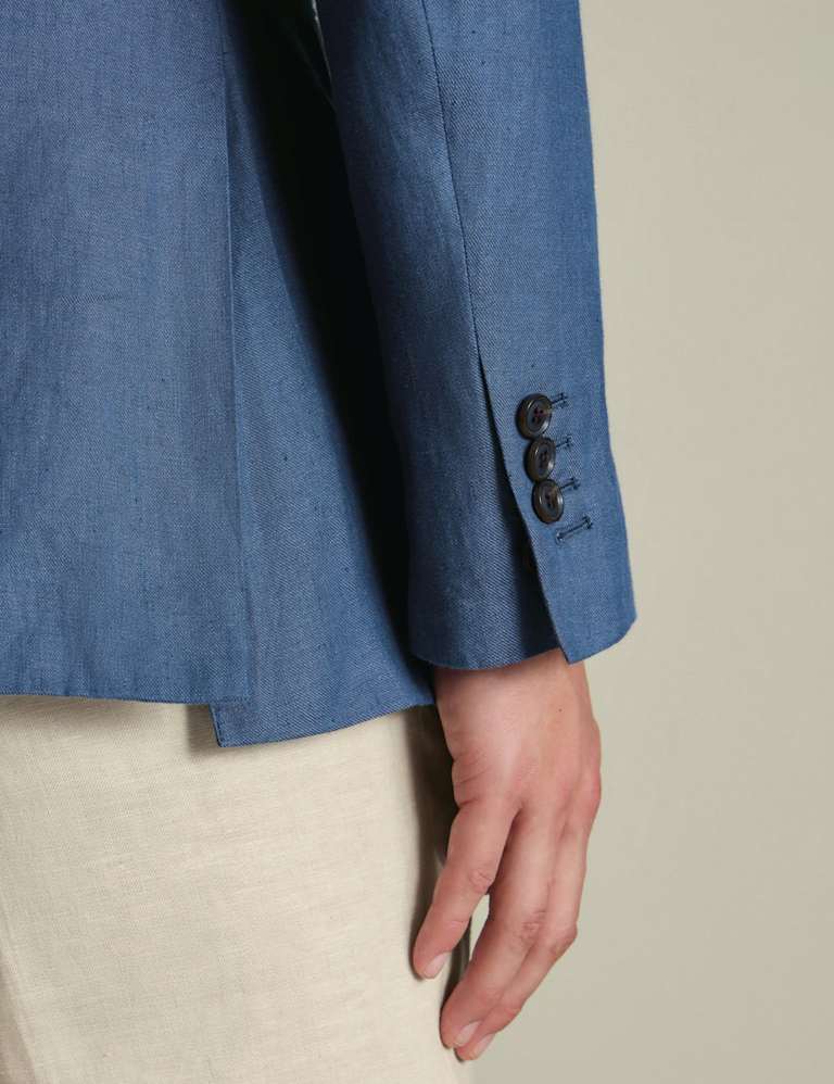 Slim Fit Pure Linen Twill Suits 4 of 4