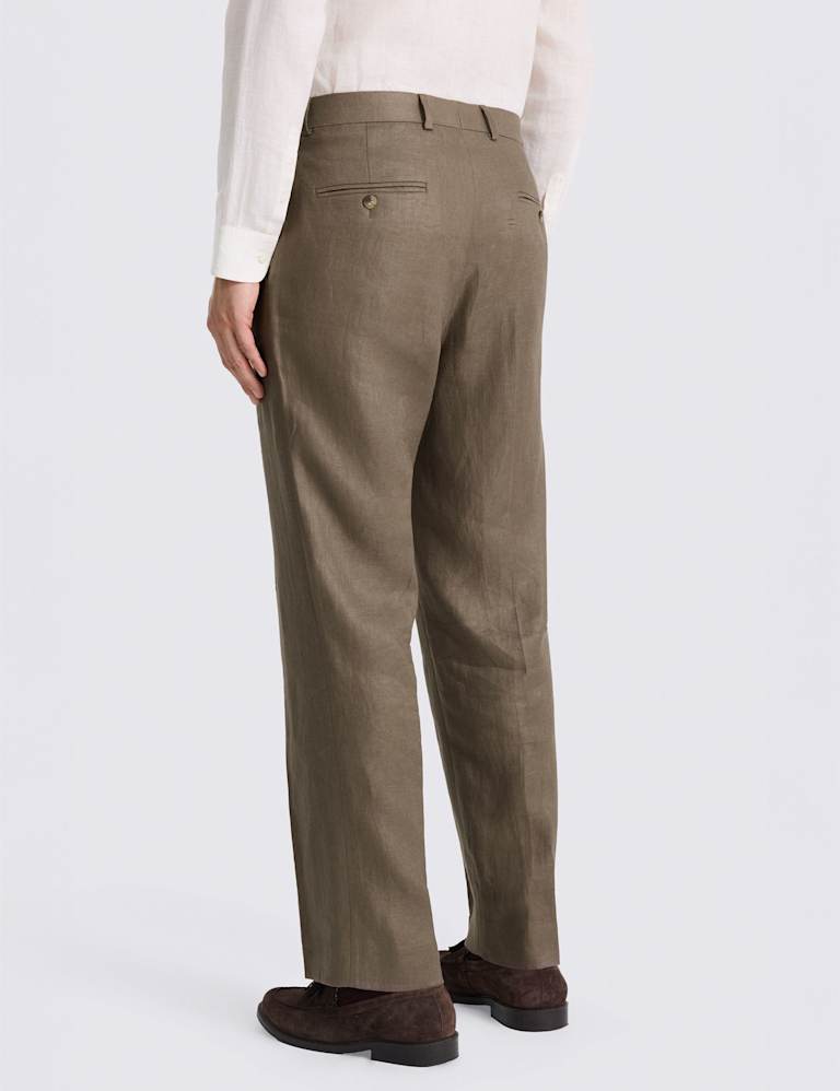 Relaxed Fit Pure Linen Double Breasted Suit 2 of 4