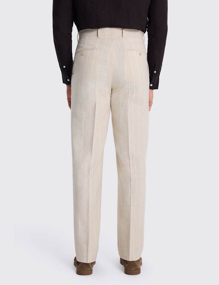 Relaxed Fit Linen Rich Striped Suit 3 of 4