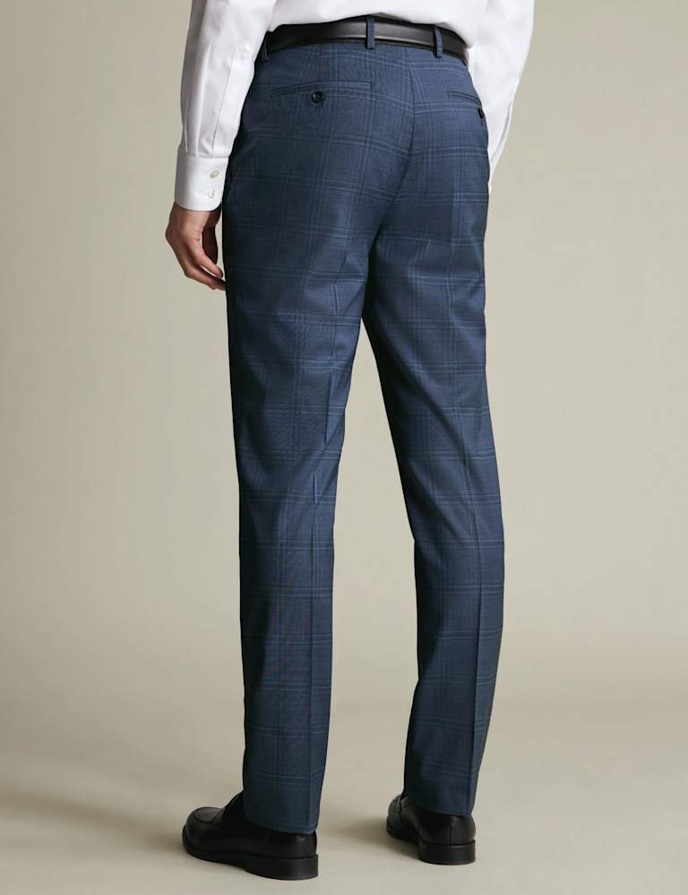 2 Piece Slim Fit Wool Rich Check Suit 3 of 4