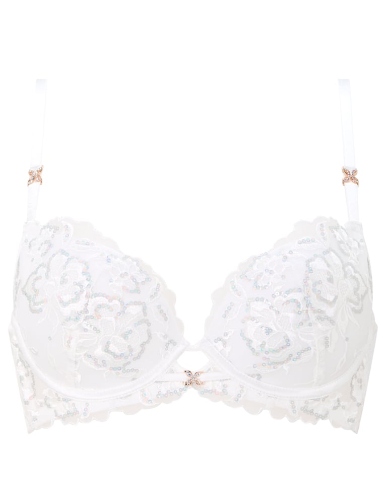 Floral Lace Wired Full Cup Bra Set (A-G) 9 of 9