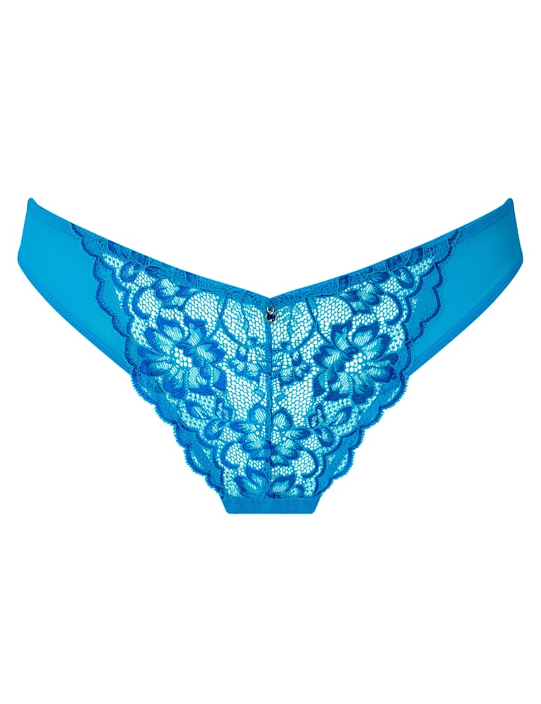 Sexy Lace Wired Plunge Bra Set (A-D) 3 of 6