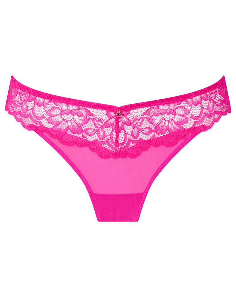 Sexy Lace Wired Plunge Bra Set (A-G) 3 of 9