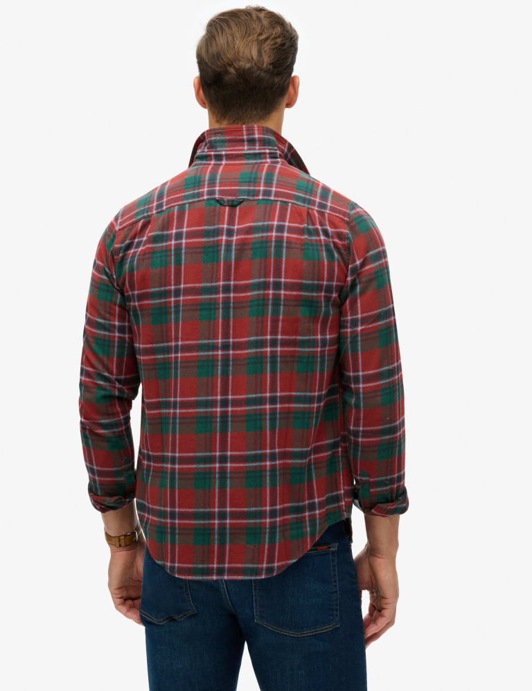 Brushed Cotton Check Shirt 3 of 6