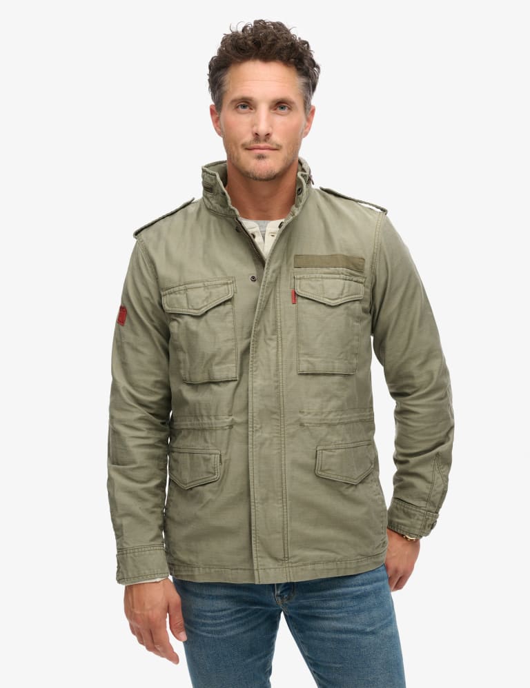 Pure Cotton Utility Jacket | Superdry | M&S 