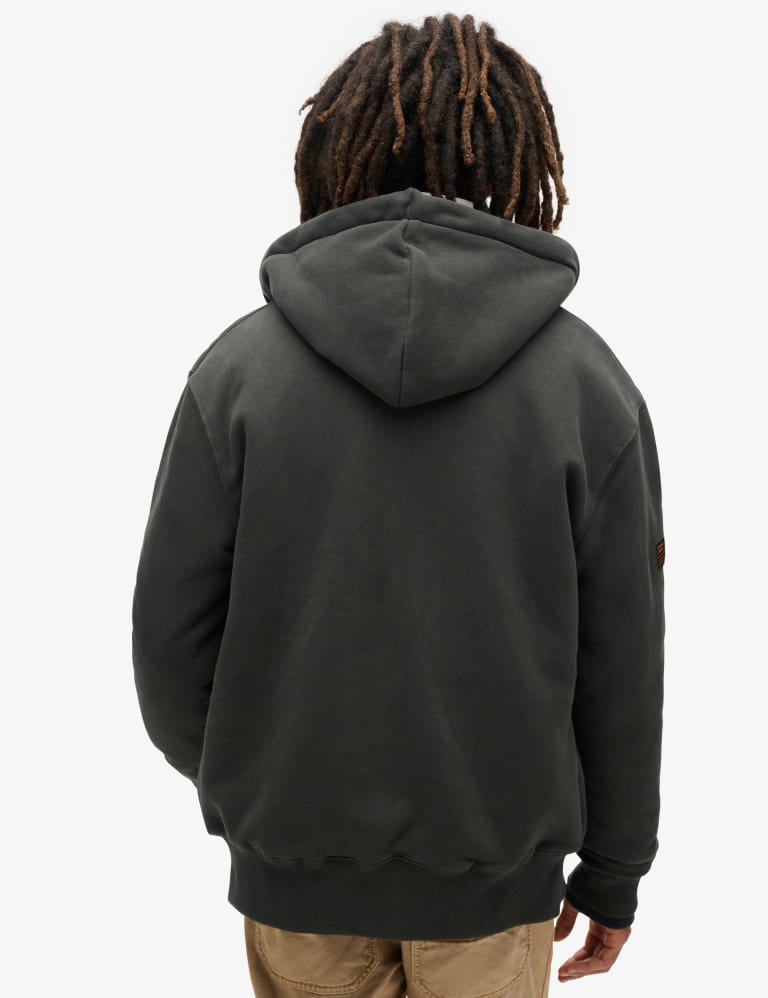 Cotton Rich Zip Up Hoodie 3 of 5