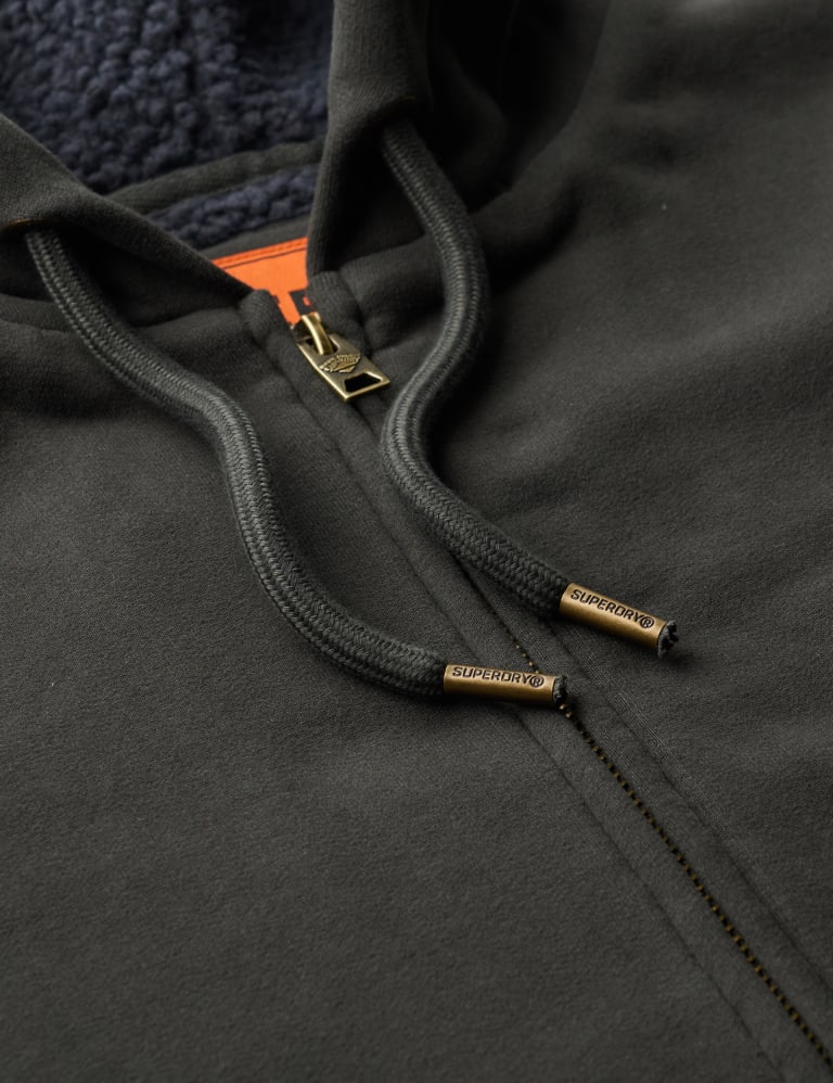 Cotton Rich Zip Up Hoodie 5 of 5