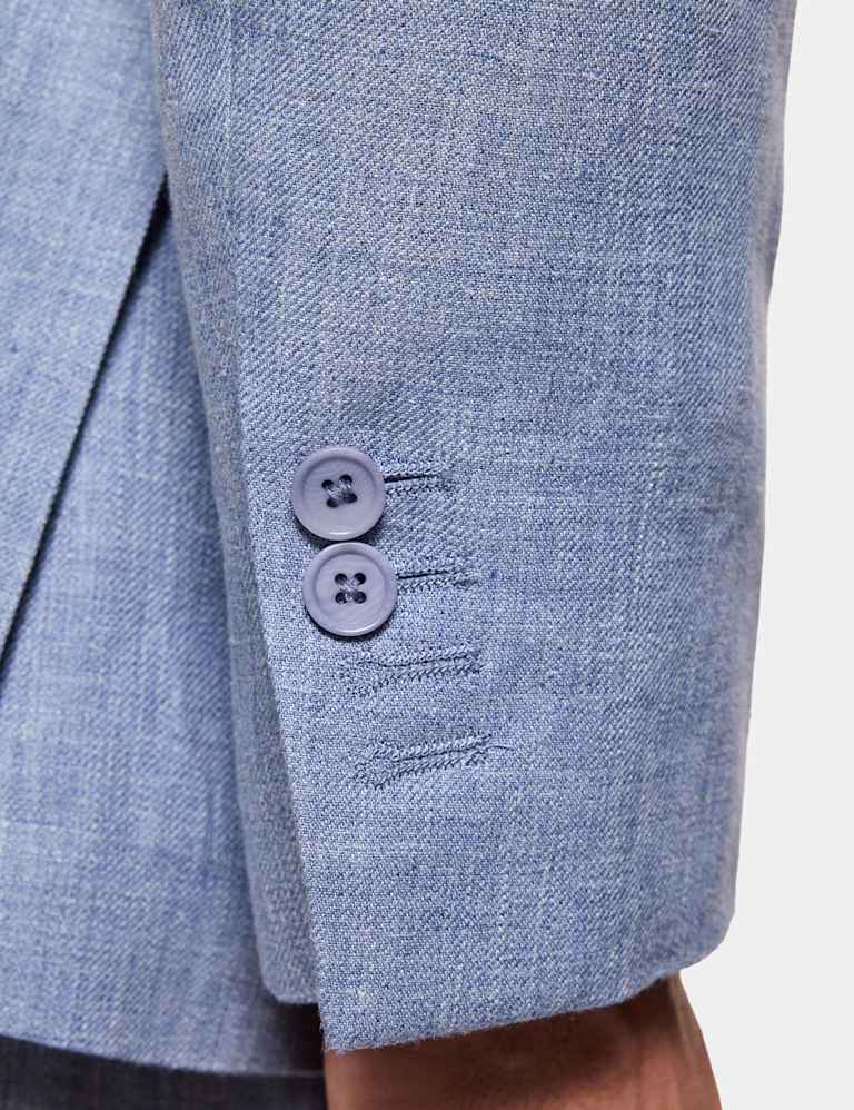 3 Piece Tailored Fit Pure Linen Suit 2 of 7