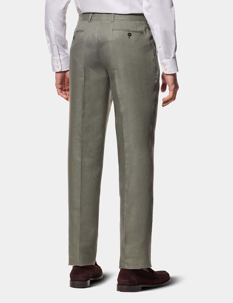 Tailored Fit Pure Linen Suits 4 of 4