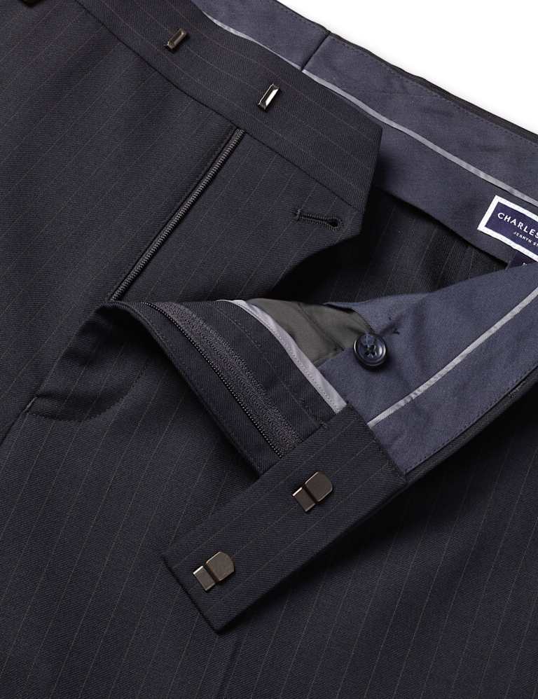 Slim Fit Wool Rich Pinstripe Suit 3 of 4