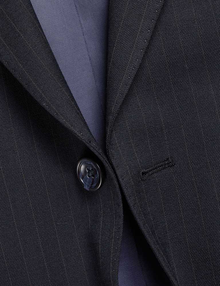 Slim Fit Wool Rich Pinstripe Suit 4 of 4