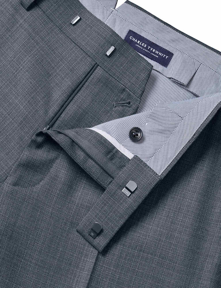 Slim Fit Italian Wool Suit 3 of 4