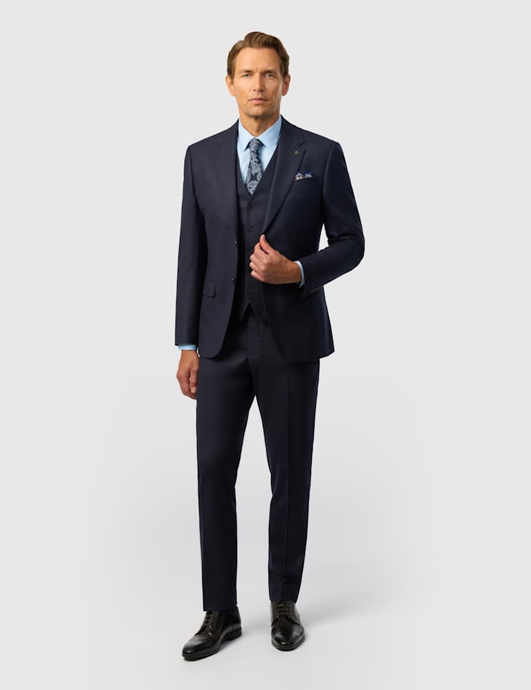 2 Piece Slim Fit Wool Rich Stretch Flannel Suit 2 of 4