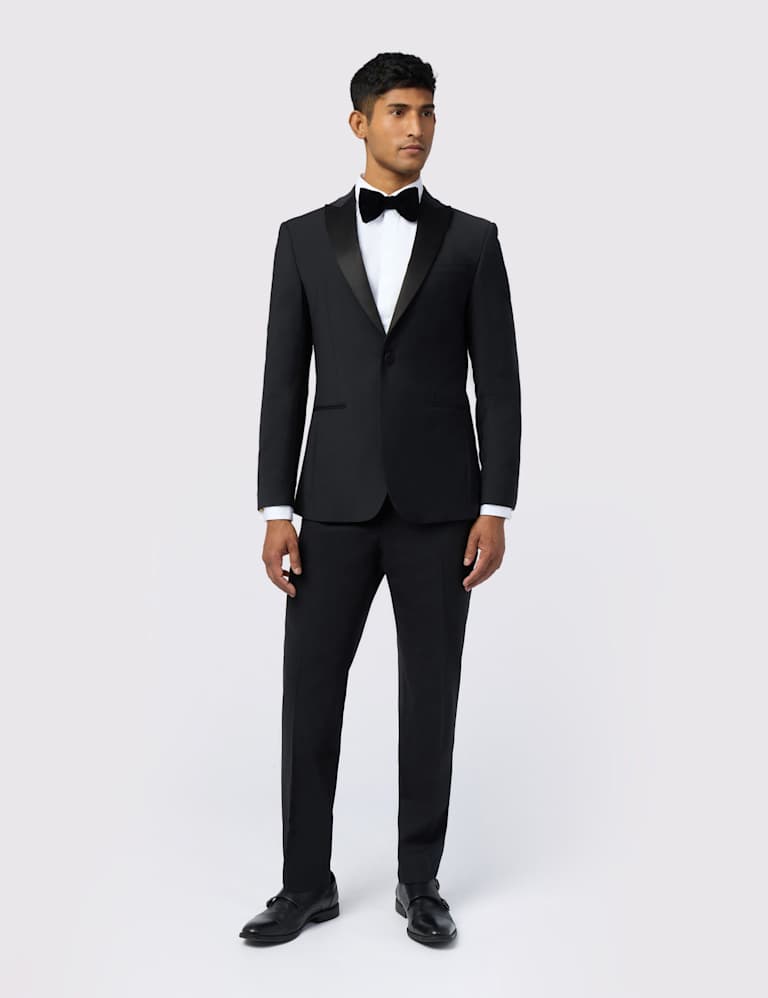 Slim Fit Wool Rich Performance Tuxedo Suit 3 of 4