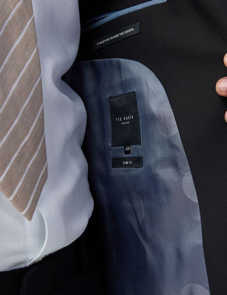 Slim Fit Performance Wool Rich Suit 3 of 4