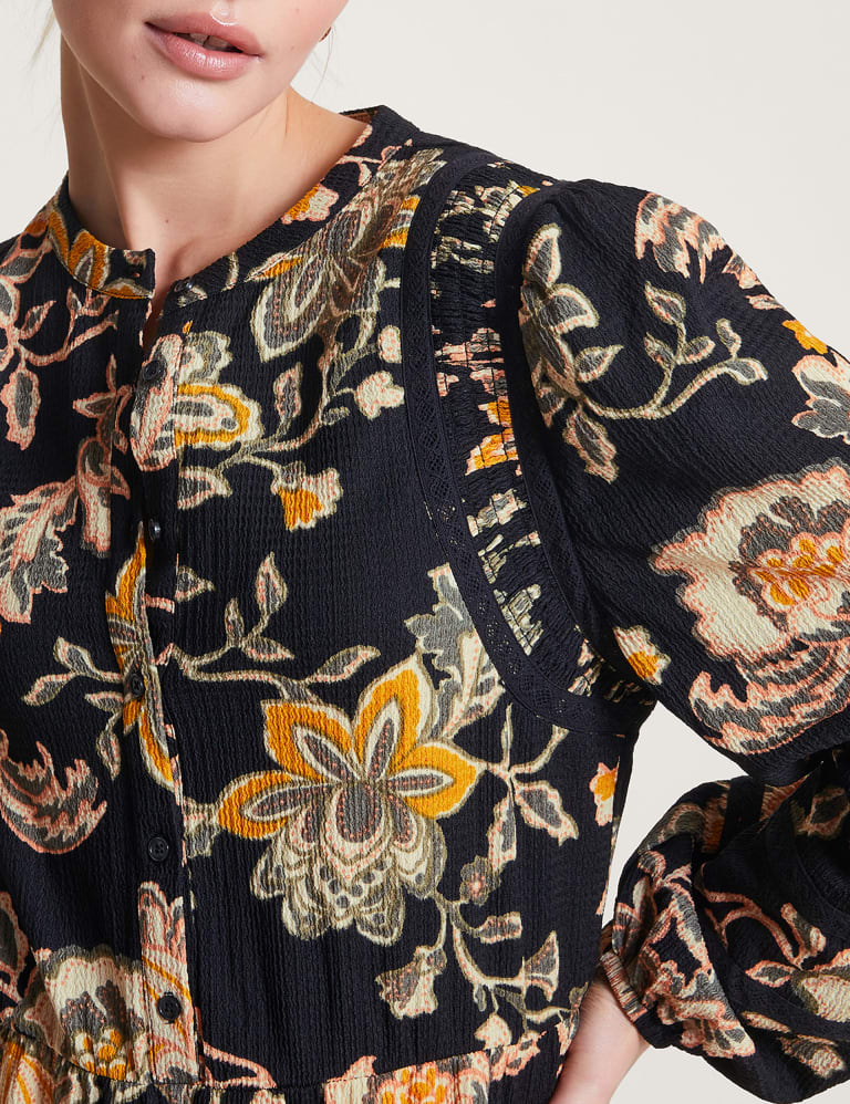 Floral Midaxi Shirt Dress | Monsoon | M&S