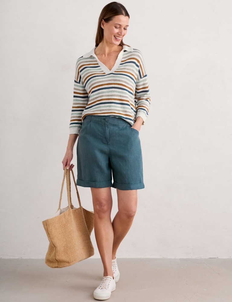 Linen Shorts Seasalt Cornwall M S IE