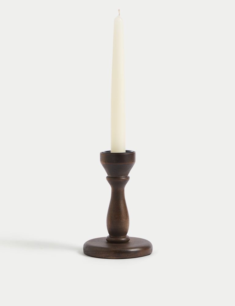 Wooden Dinner Candle & Tealight Holder 1 of 4