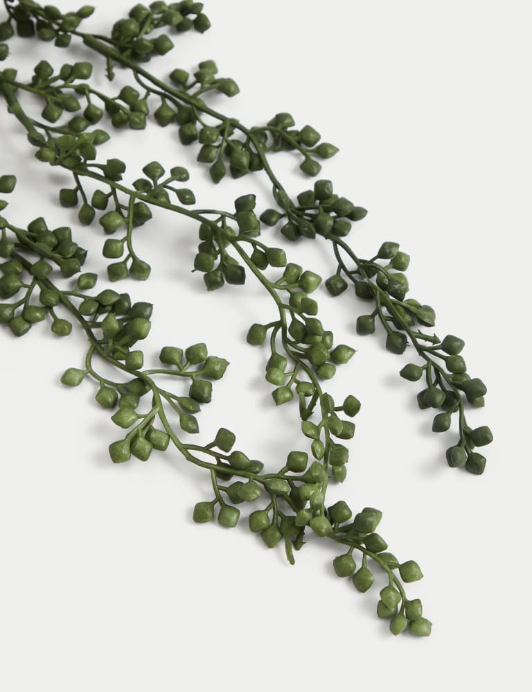 Artificial Mini Trailing Plant in Pot Moss & Sweetpea M&S