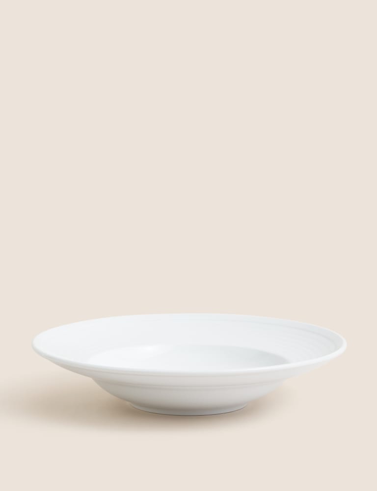 16 Piece Ribbed Maxim Dinner Set | M&S Collection | M&S