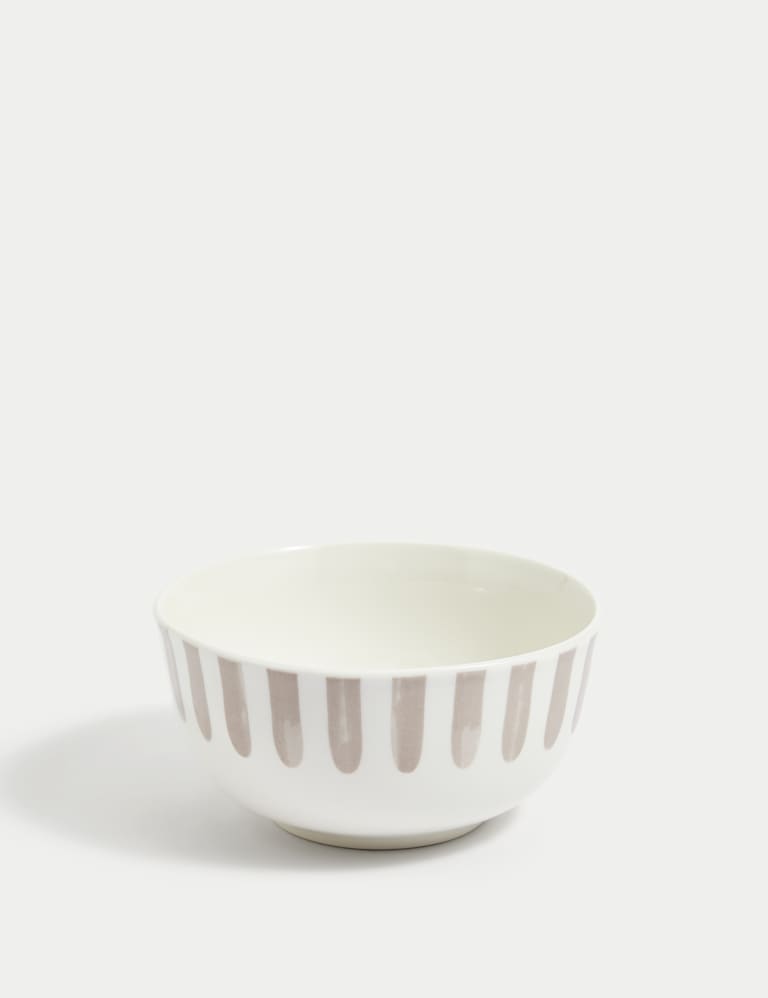 12 Piece Linear Striped Dinner Set | M&S Collection | M&S