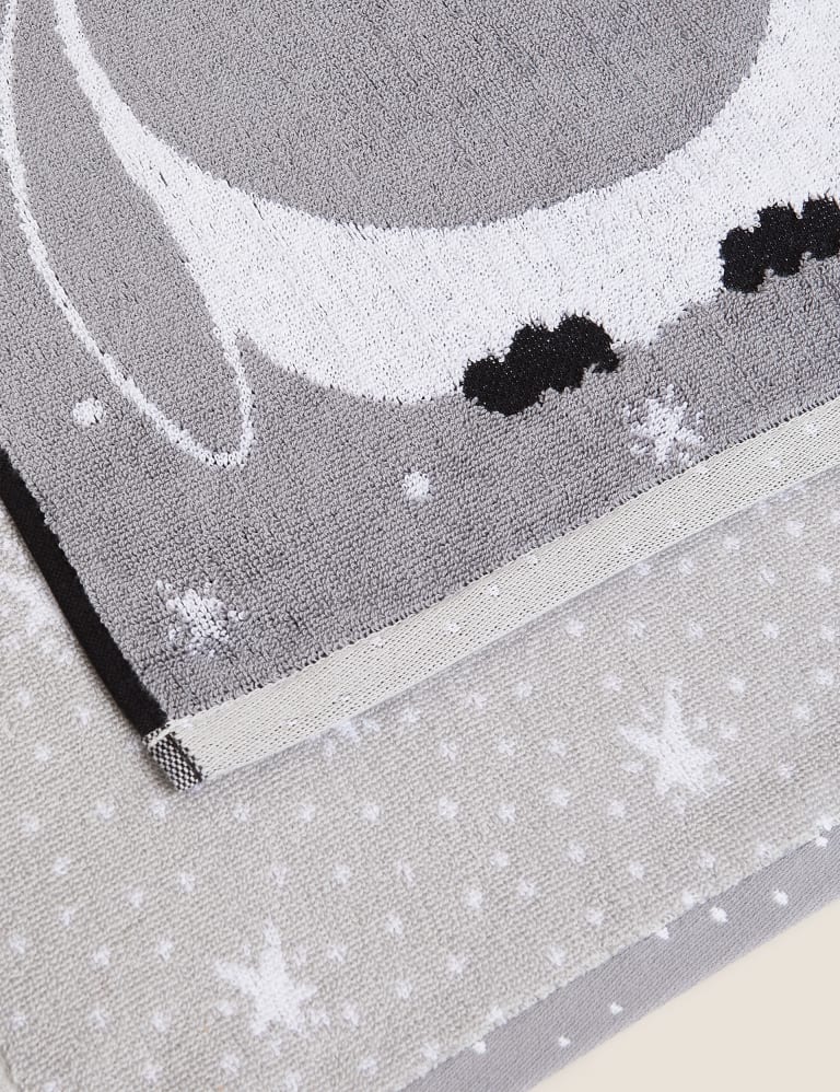 Set of 2 Pure Cotton Penguin Guest Towels M S Collection M S IE