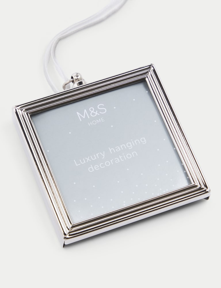 Silver Hanging Photo Frame Decoration 3 of 3