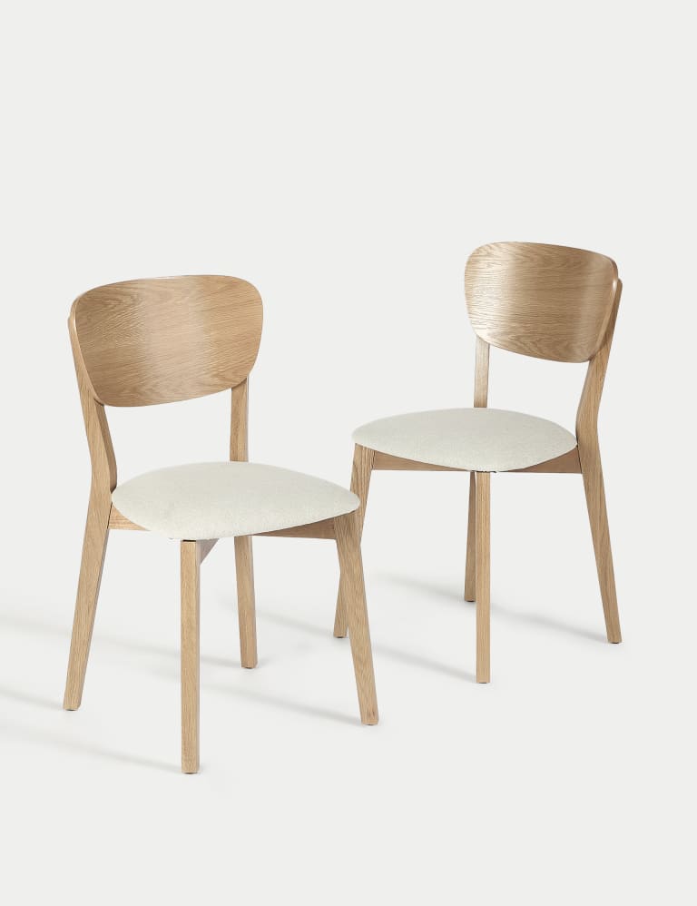 Set of 2 Alba Dining Chairs M S Collection M S