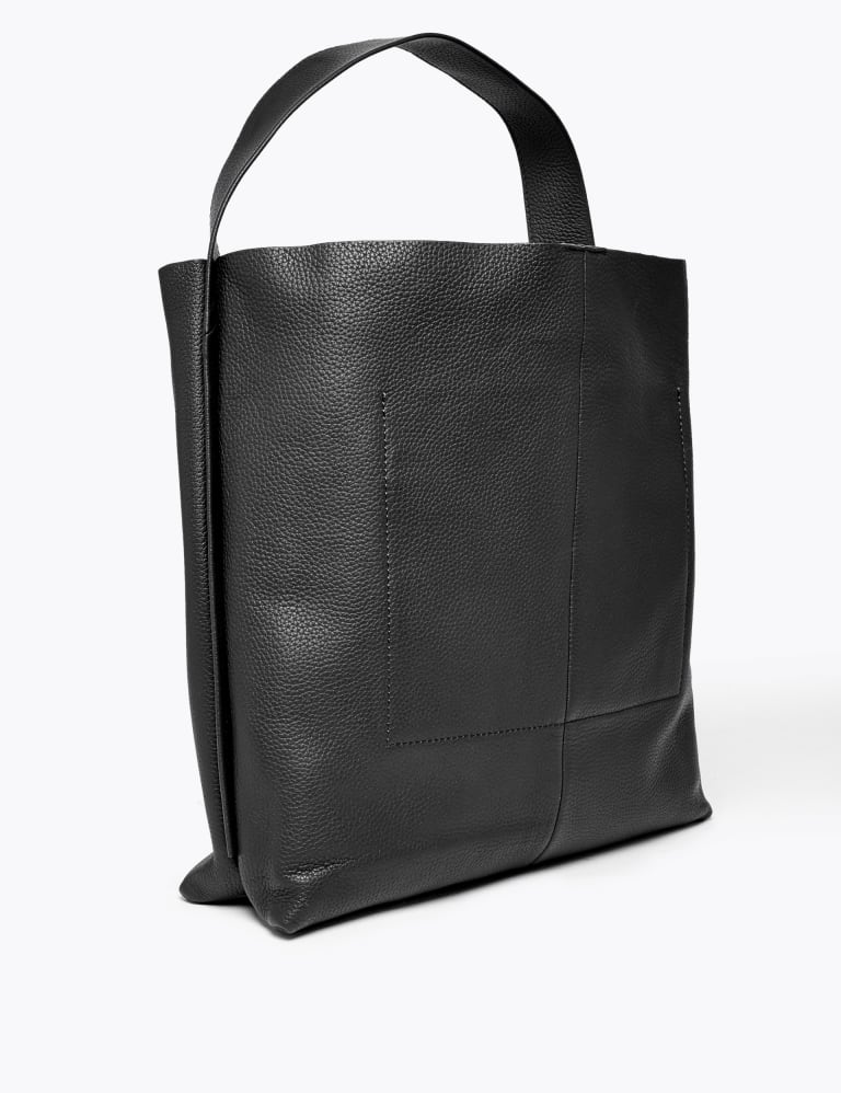 Leather Casual Hobo Bag M S Collection M S IE