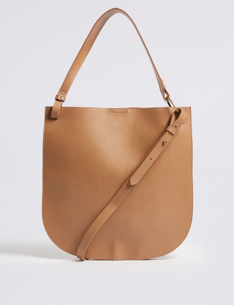 Faux Leather Hobo Bag M S Collection M S IE