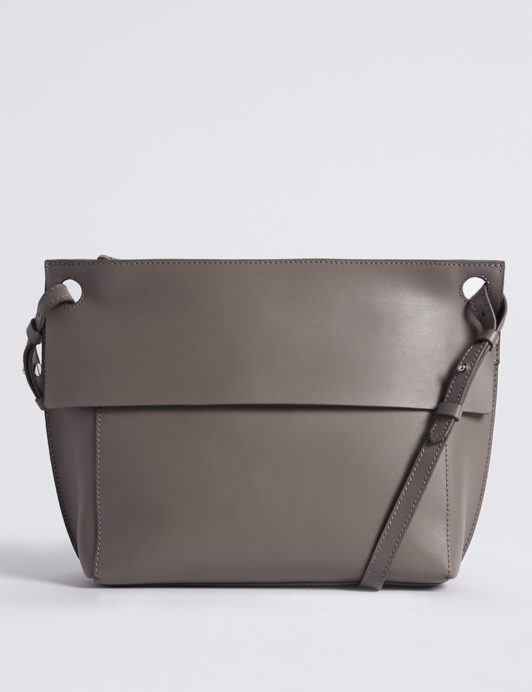Leather Cross Body Bag M S Collection M S IE