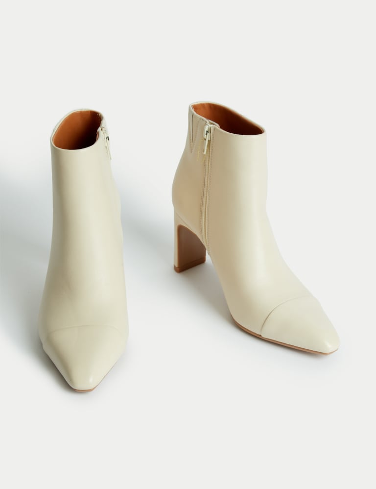 Block heel pointed boots new arrivals