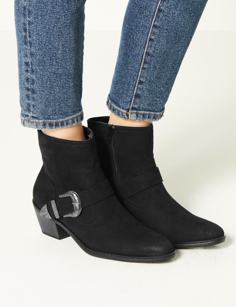 Almond Toe Ankle Boots M S Collection M S IE