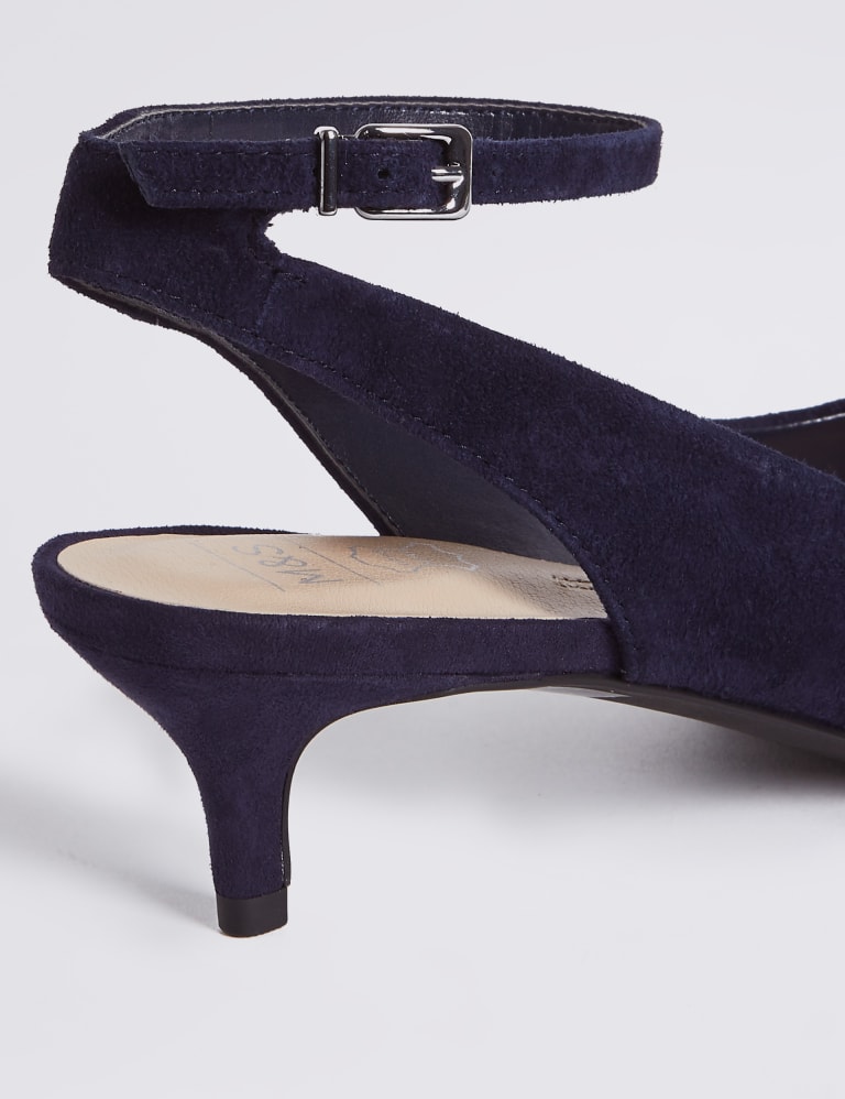 Ankle strap kitten heel hot sale