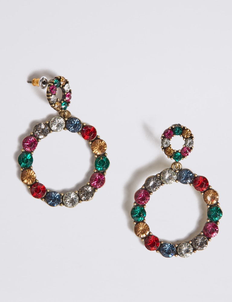 Mini Bling Hoop Earrings M S Collection M S IE