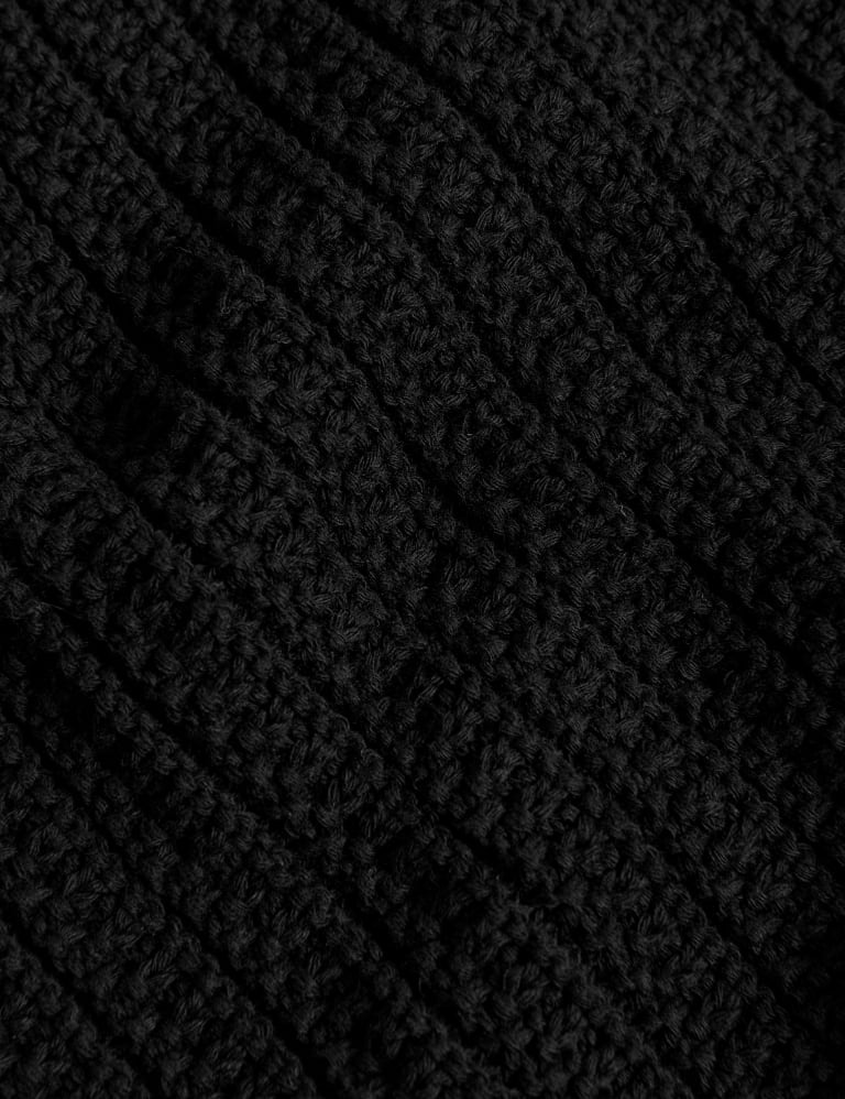 Cotton Blend Textured Knitted Jacket | M&S Collection | M&S 