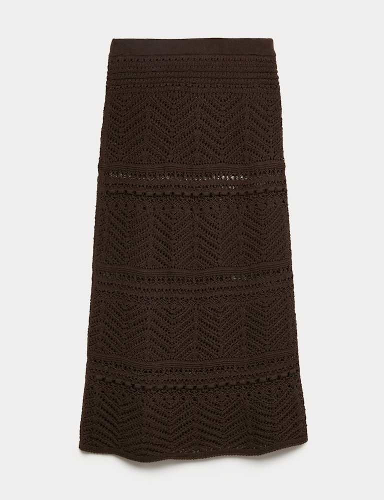 Cotton Rich Pointelle Knitted Vest & Skirt Set 2 of 6