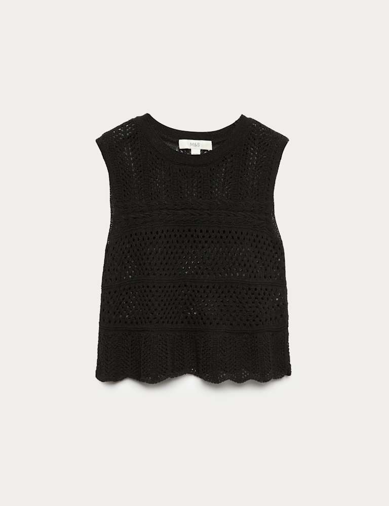 Cotton Rich Knitted Vest & Skirt Set 1 of 6