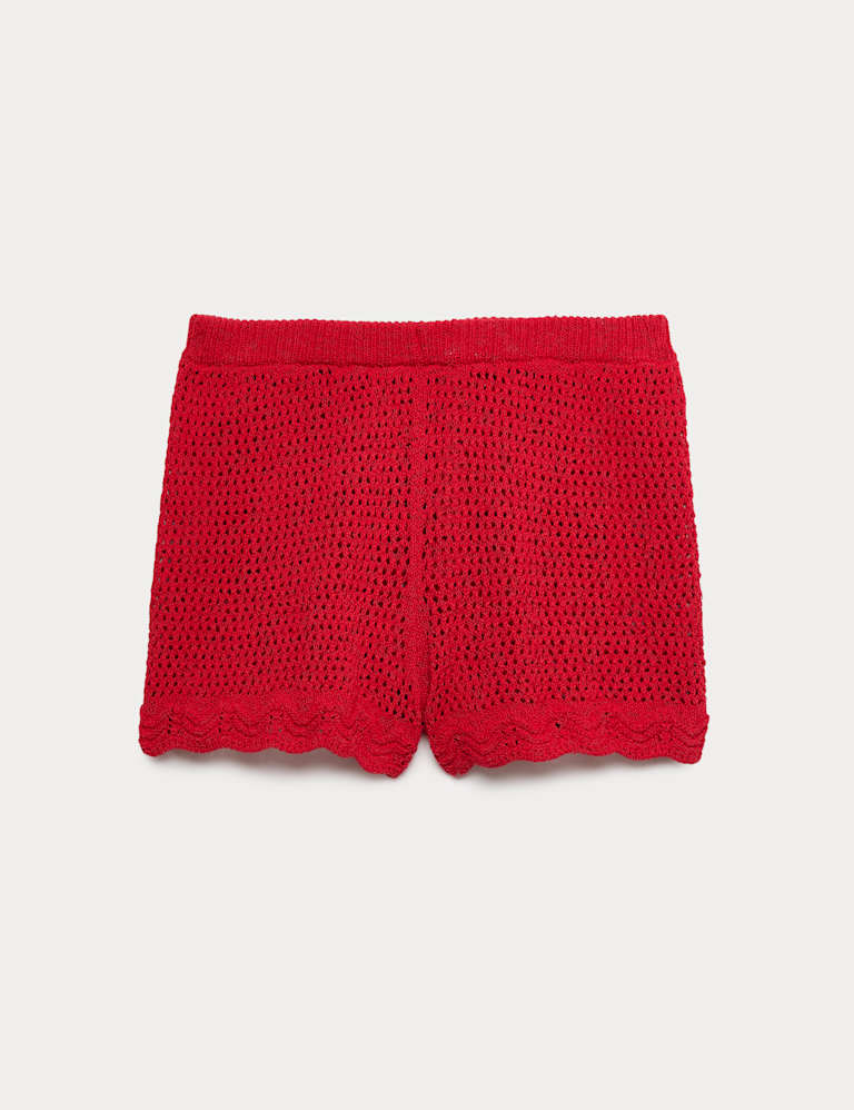 Crochet Cardigan & Shorts Set 2 of 6