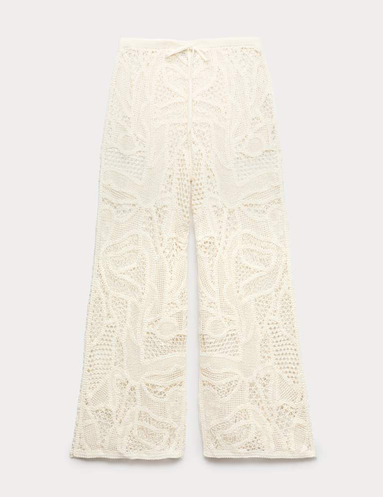 Crochet Style Knitted Waistcoat & Trousers Set 2 of 6