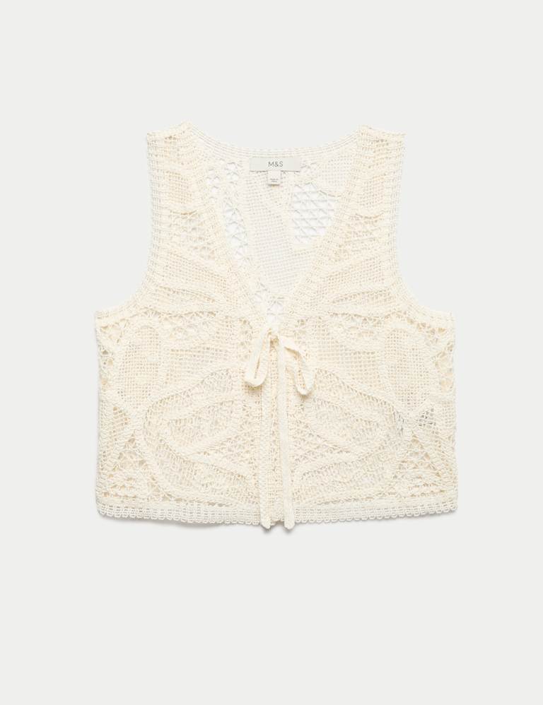 Crochet Style Knitted Waistcoat & Trousers Set 1 of 6