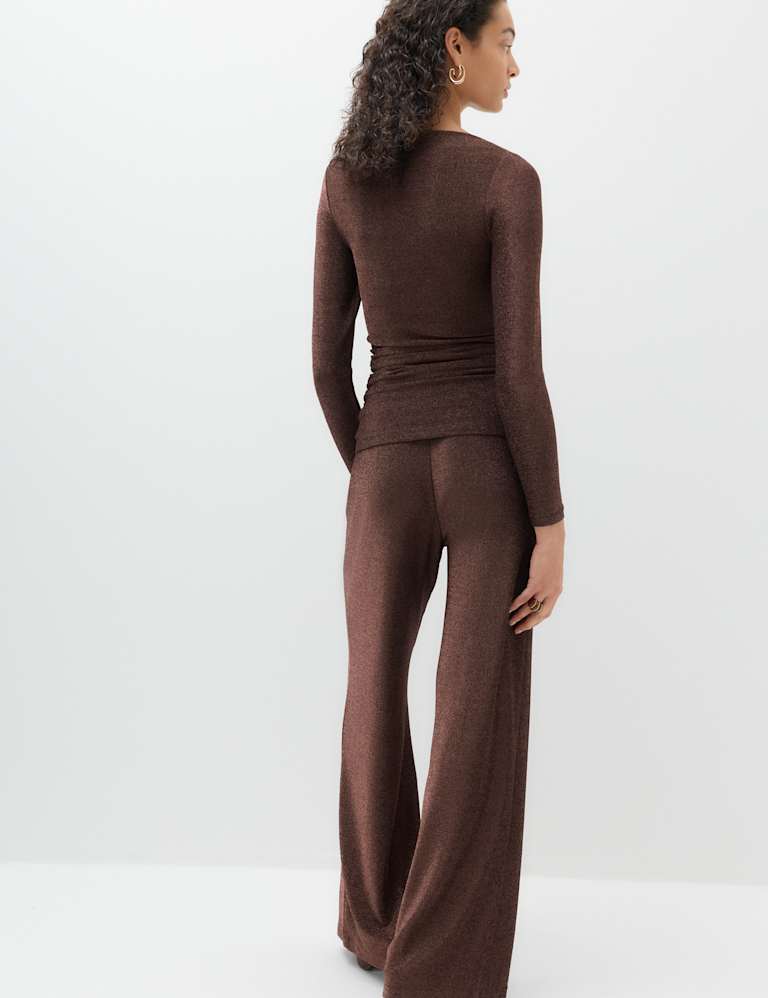 Sparkly Top & Palazzo Trousers Set 5 of 6