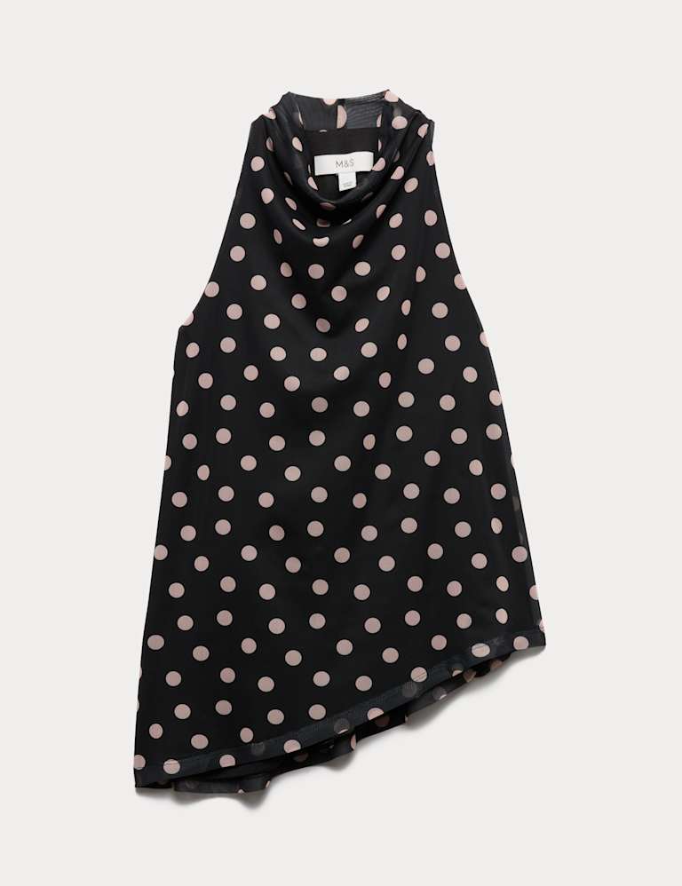 Mesh Polka Dot Vest & Skirt Set 1 of 6