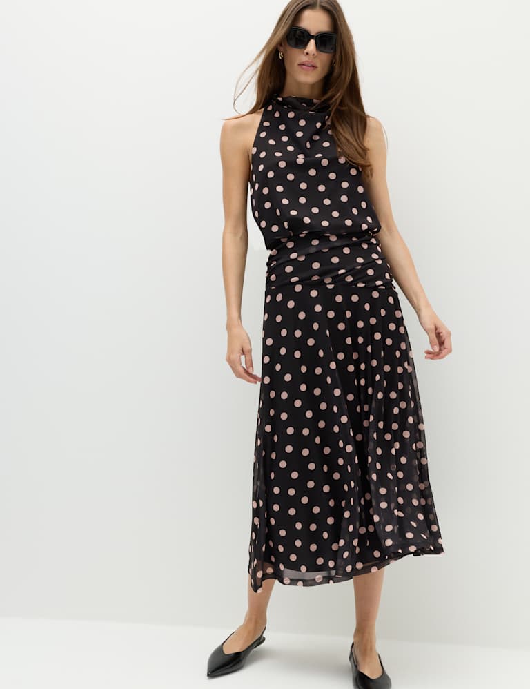 Mesh Polka Dot Vest & Skirt Set 3 of 6