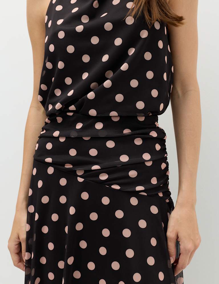 Mesh Polka Dot Vest & Skirt Set 5 of 6