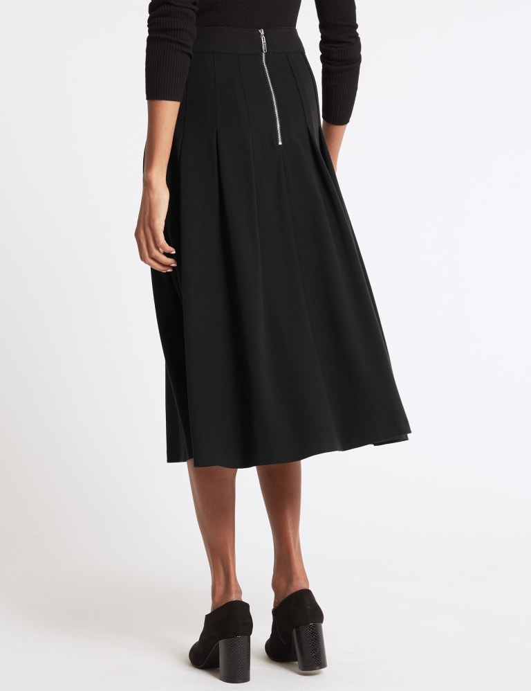 Pleated A Line Midi Skirt M S Collection M S IE